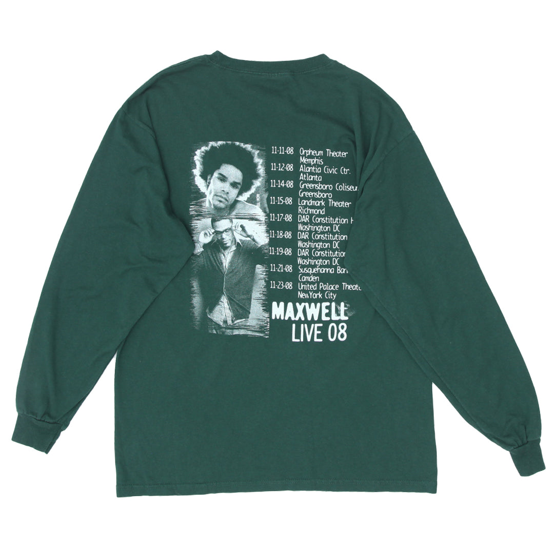 Mens Maxwell Live Tour '08 Long Sleeve T-Shirt