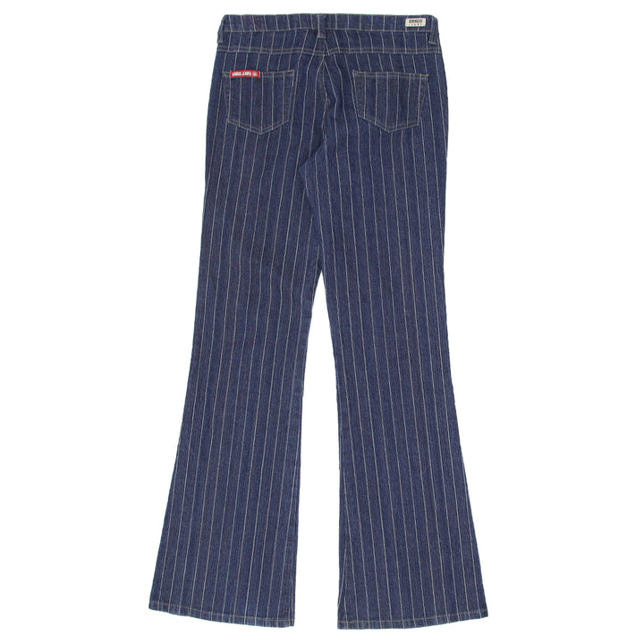 Ladies Bongo Flare Stripe Denim Pants