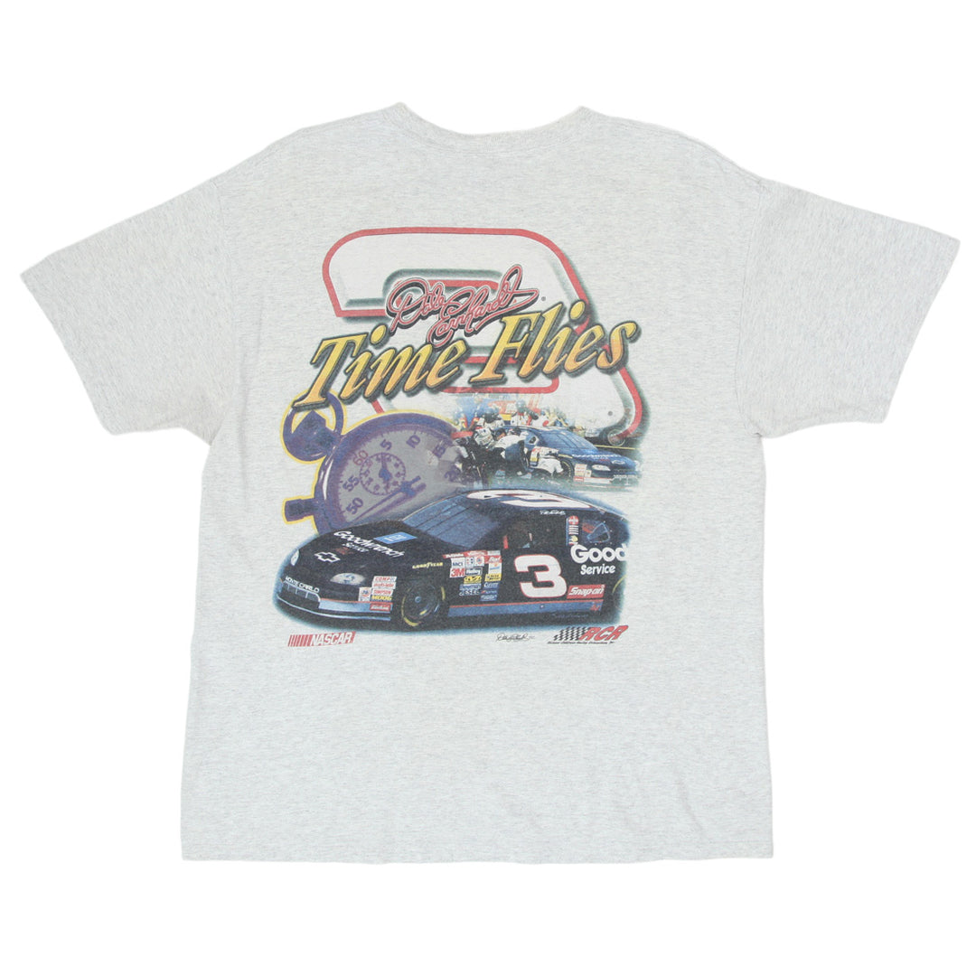 Dale Earnhardt Time Flies Nascar Goodwrench Service VNTG T-Shirt