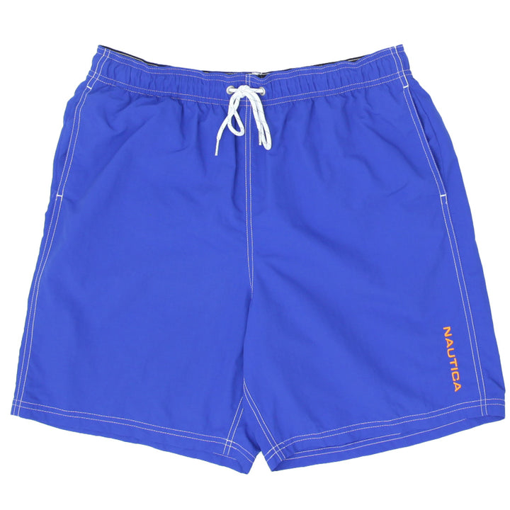 Mens Nautica Logo Embroidered Swim Shorts