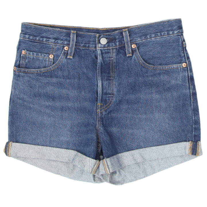 Ladies Levi Strauss # 501 Cuff Denim Shorts