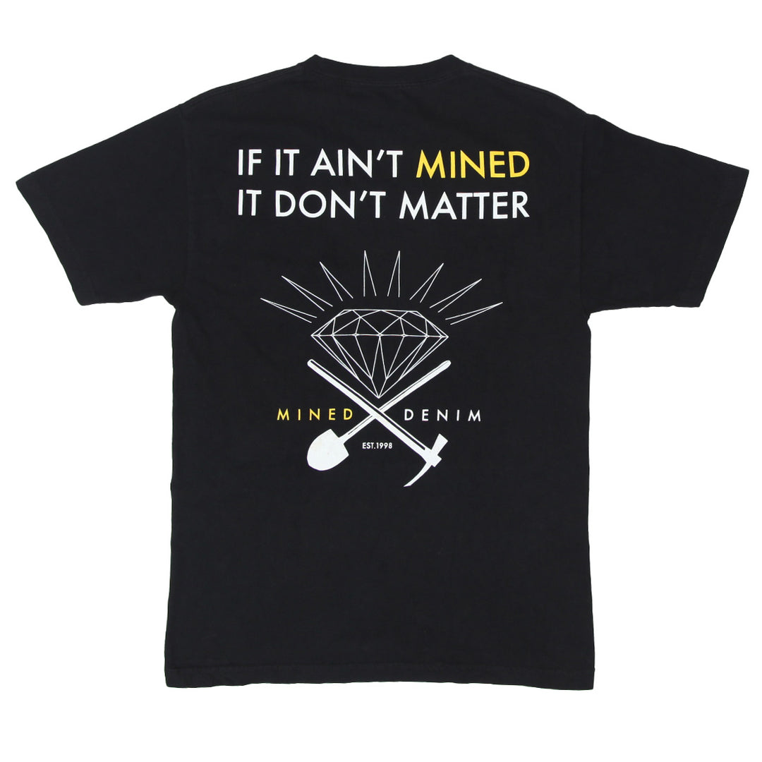 Mens Diamond Mined Over Matter T-Shirt Made In USA