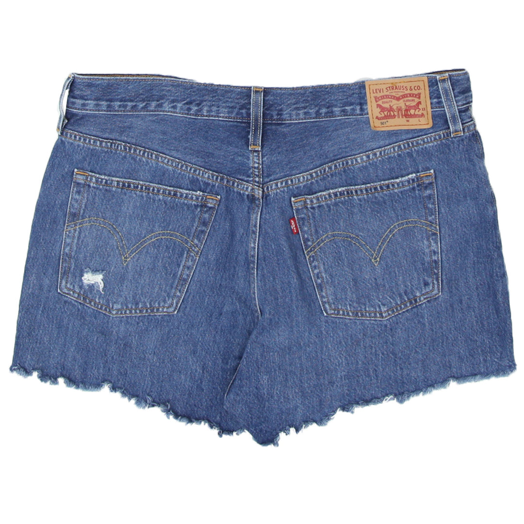 Ladies Levi Strauss # 501 Buttton Fly Denim Shorts