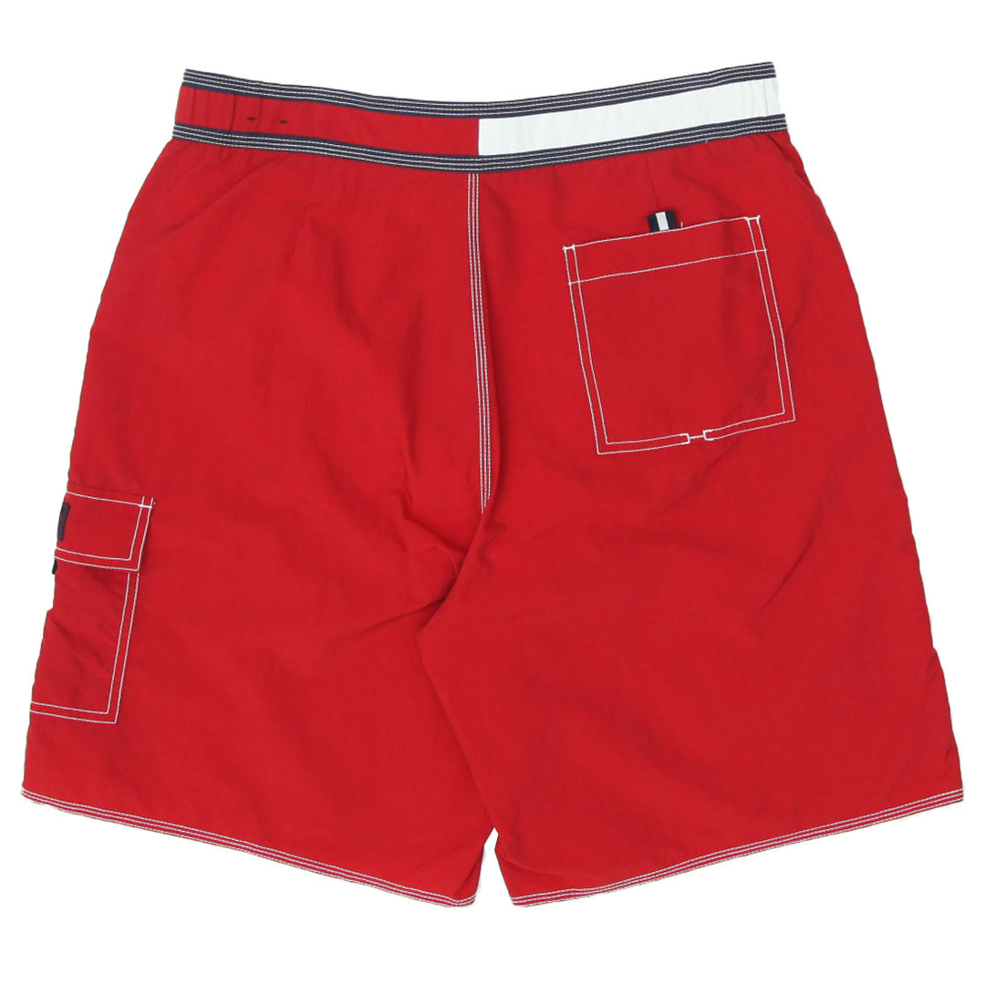 Mens Tommy Hilfiger Red Cargo Board Shorts