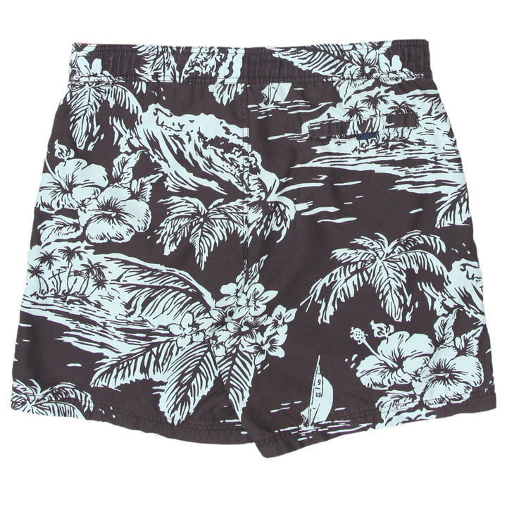 Mens Nautica Palm & Floral Print Board Shorts