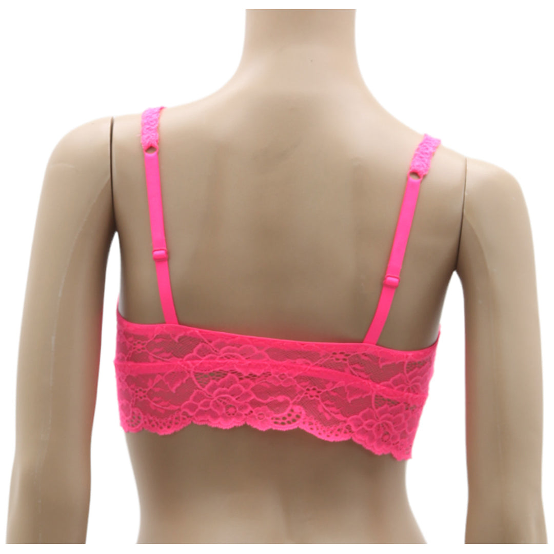 Ladies PINK Lace Bralette