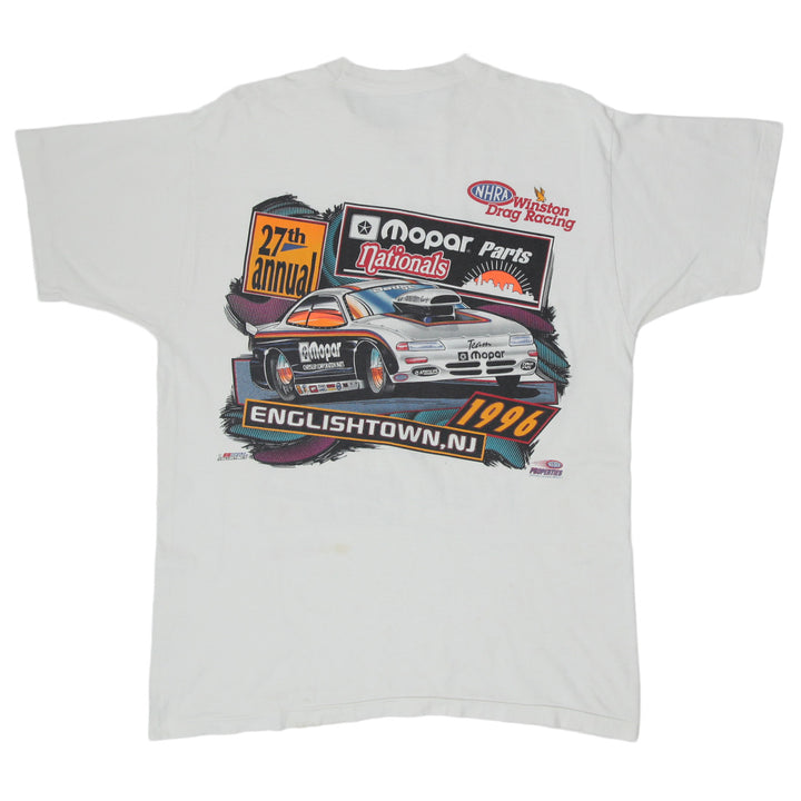 Vintage 1995 Craftsman Nationals NHRA Winston Drag Racing Single Stitch T-Shirt Made In USA