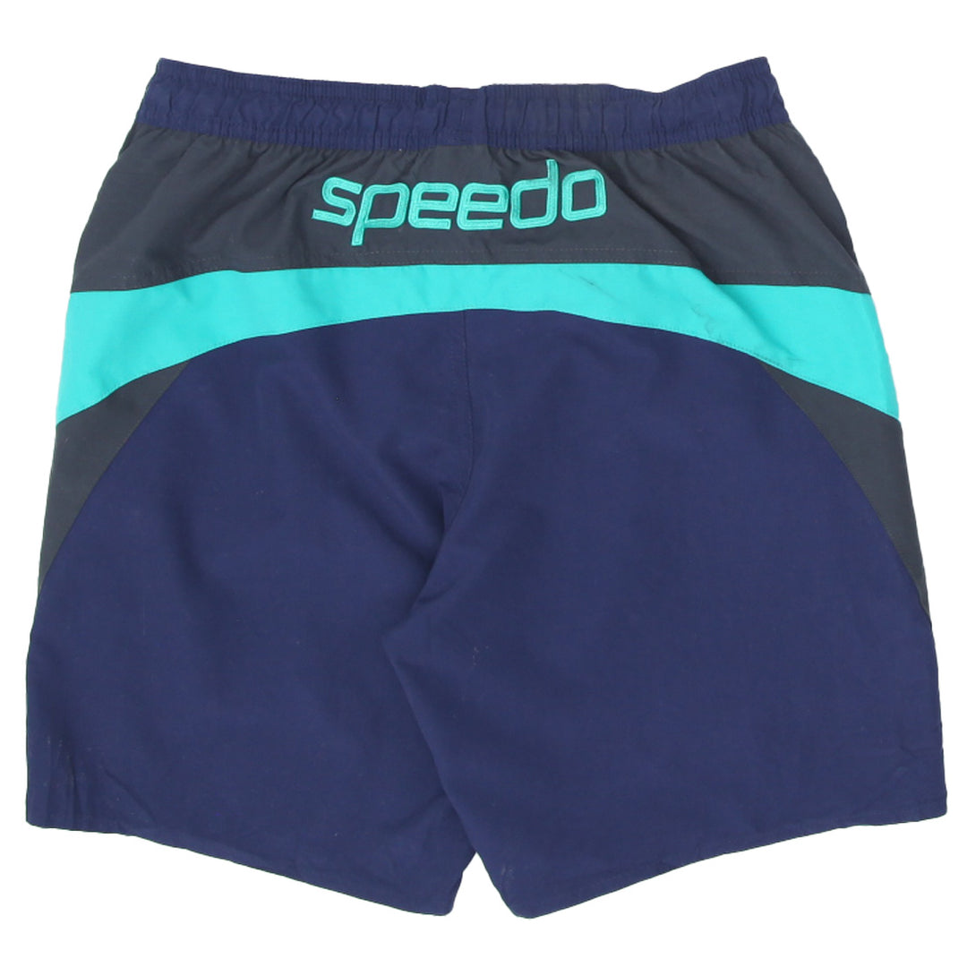 Mens Speedo Navy.Green Swim Shorts