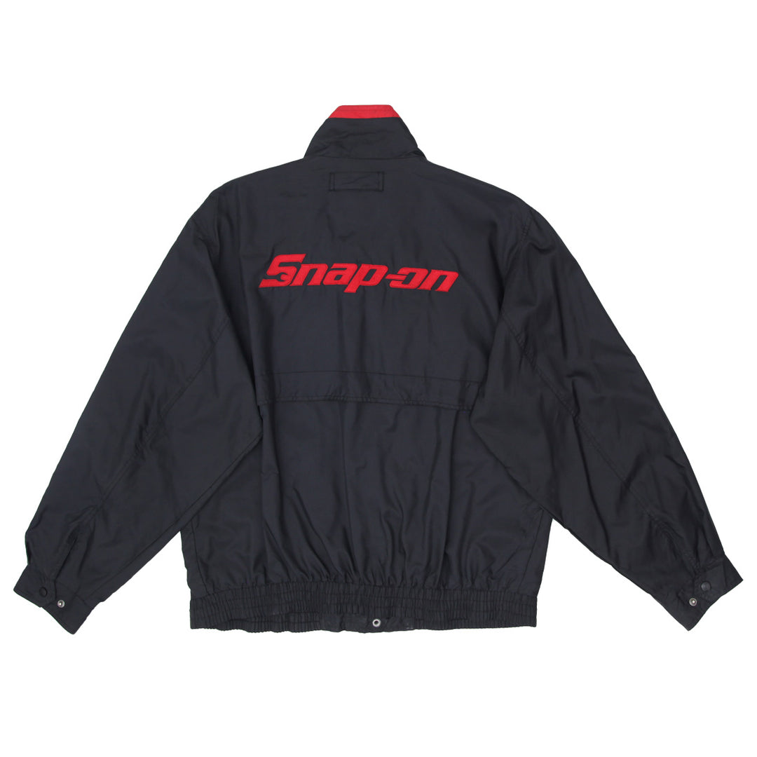 Vintage Snap-On Embroidered Full Zip Nylon Jacket