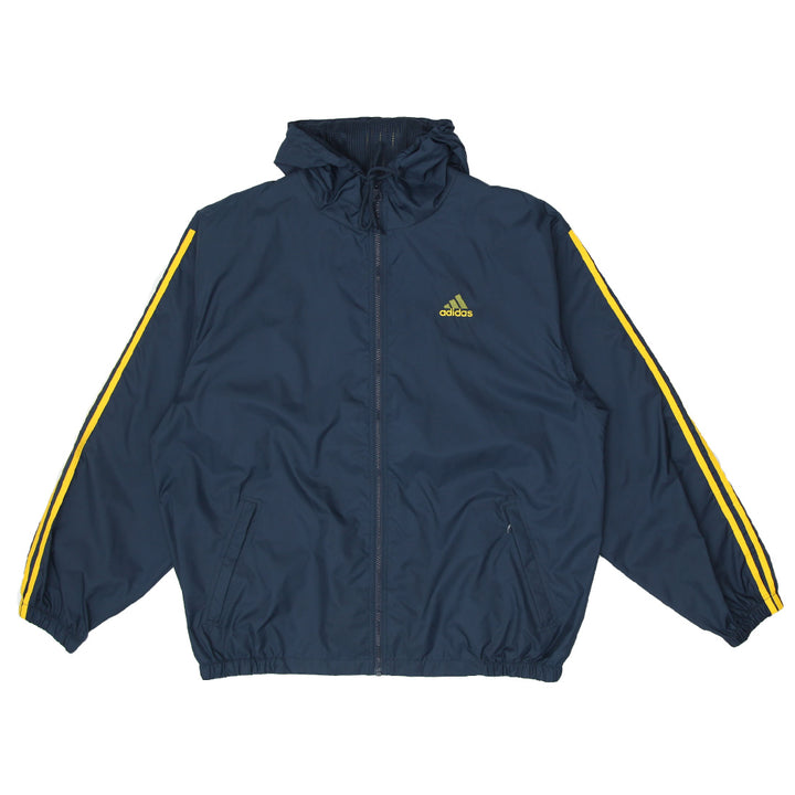 Vintage Adidas Logo Embroidered Full Zip Track Hoodie Jacket