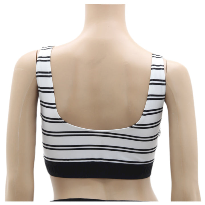 Ladies Pink by Victoria's Secret Black & White Sports Bra