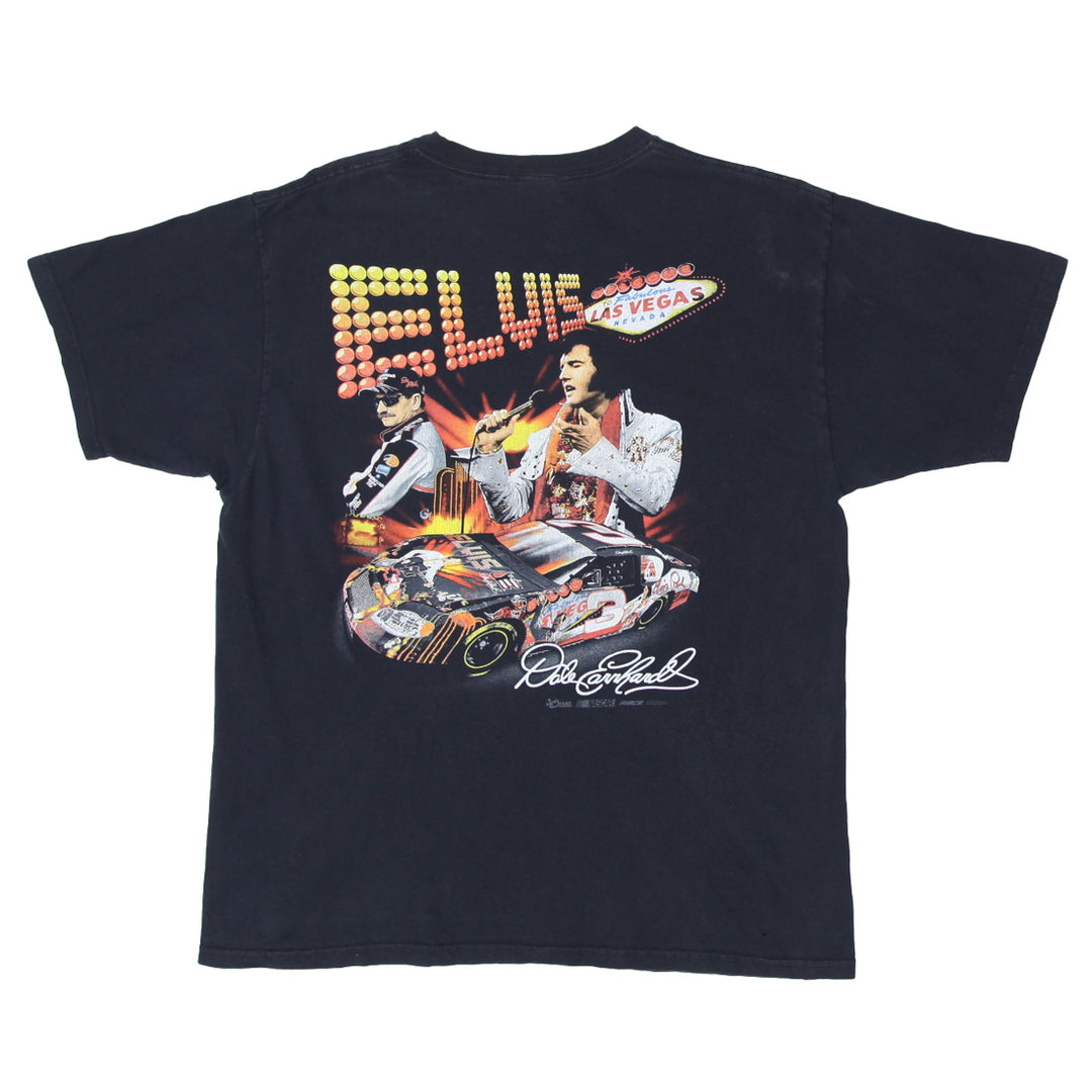 Dale Earnhardt Elvis Presley Fabuluos Las Vegas Nascar VNTG T-Shirt