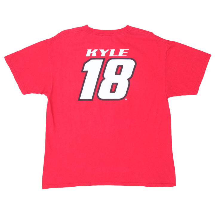 Vintage M&M's Racing Nascar Kyle # 18 T-Shirt Red Winner's Circle XL