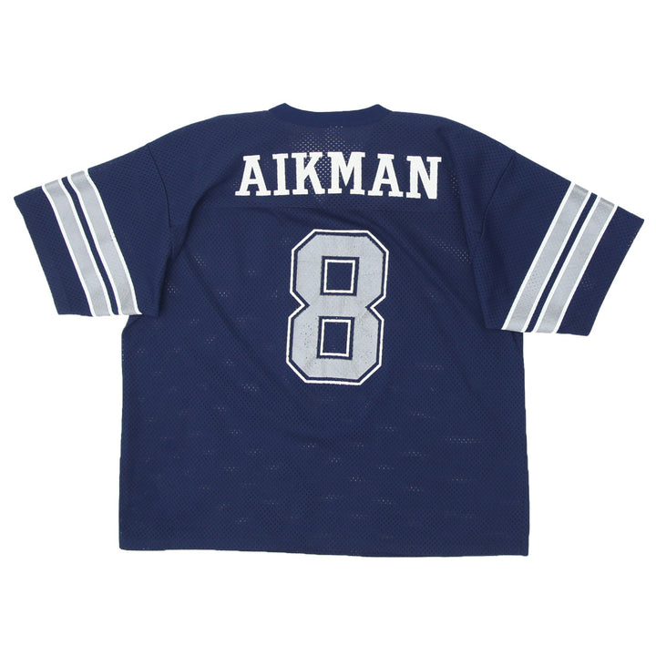 vintage Logo 7 Dallas Cowboys Aikman # 8 Football Jersey Made In USA