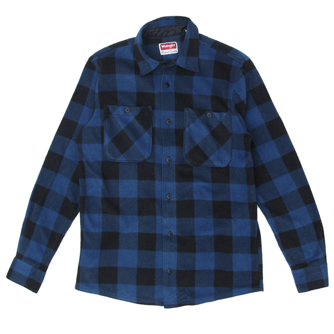 Mens Wrangler Plaid Flannel Shirt