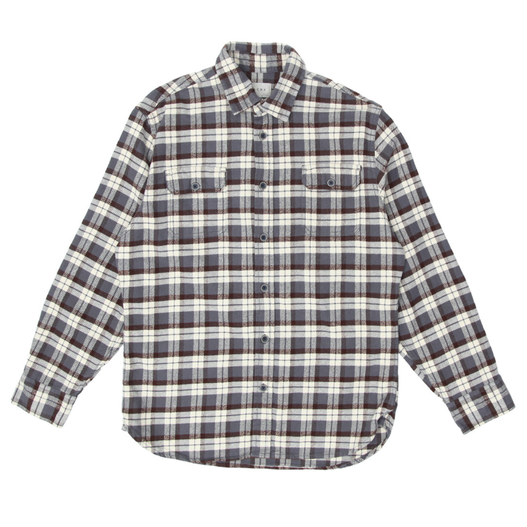 Mens Jachs Plaid Heavyweight Flannel Shirt