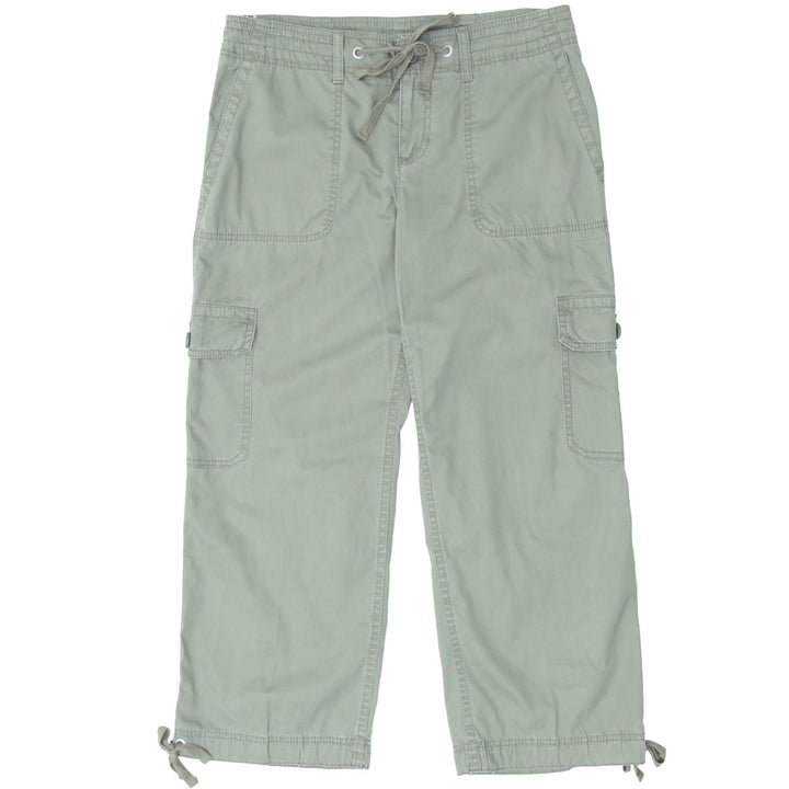 Ladies Liz Claiborne Drawstring Y2K Ankle Cargo Pants