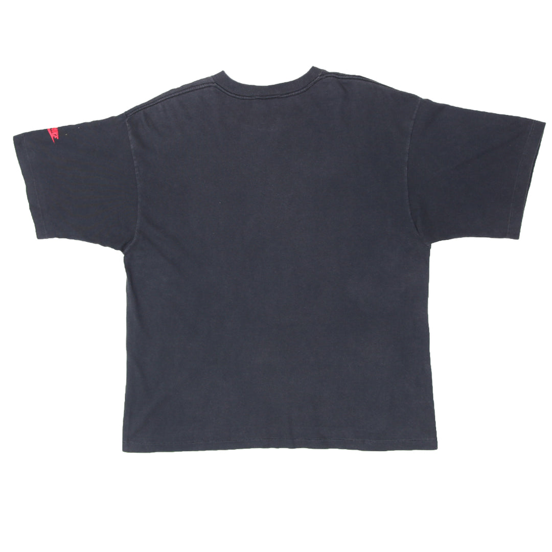 1990's Vintage Nike Air Jordan T-Shirt Single Stitch Made In USA Black L