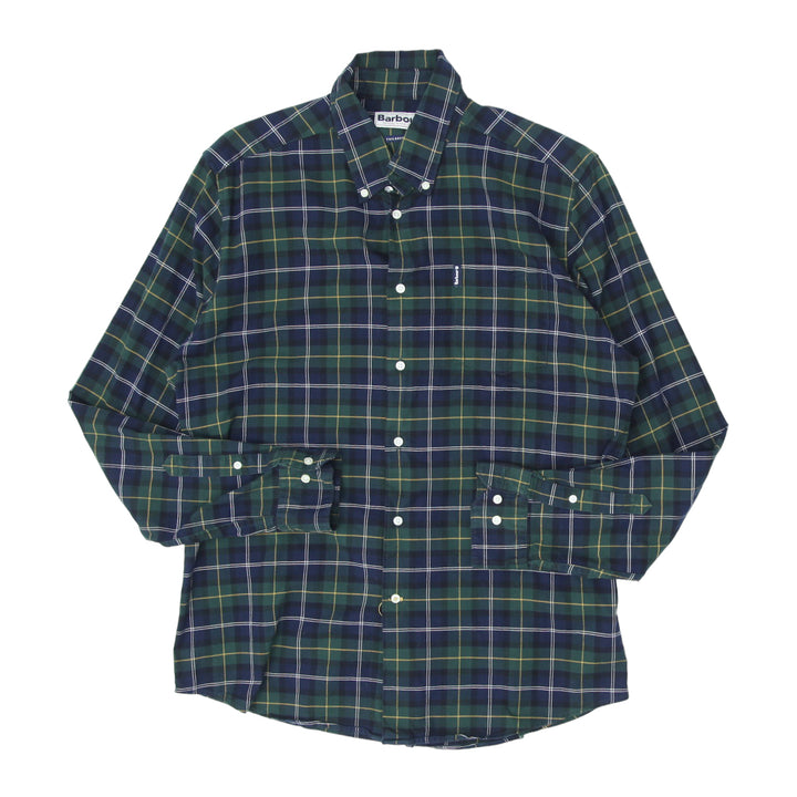 Mens Barbour Tailor Fit Plaid Long Sleeve Shirt