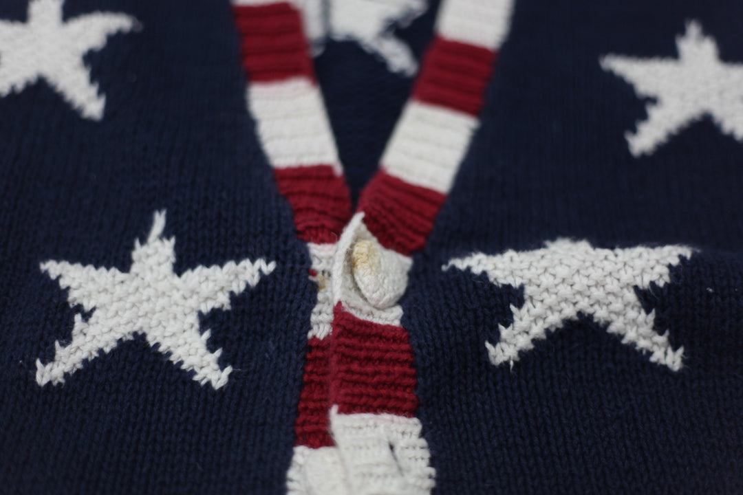 Vintage Stars Knitted Sweater Vest Ladies