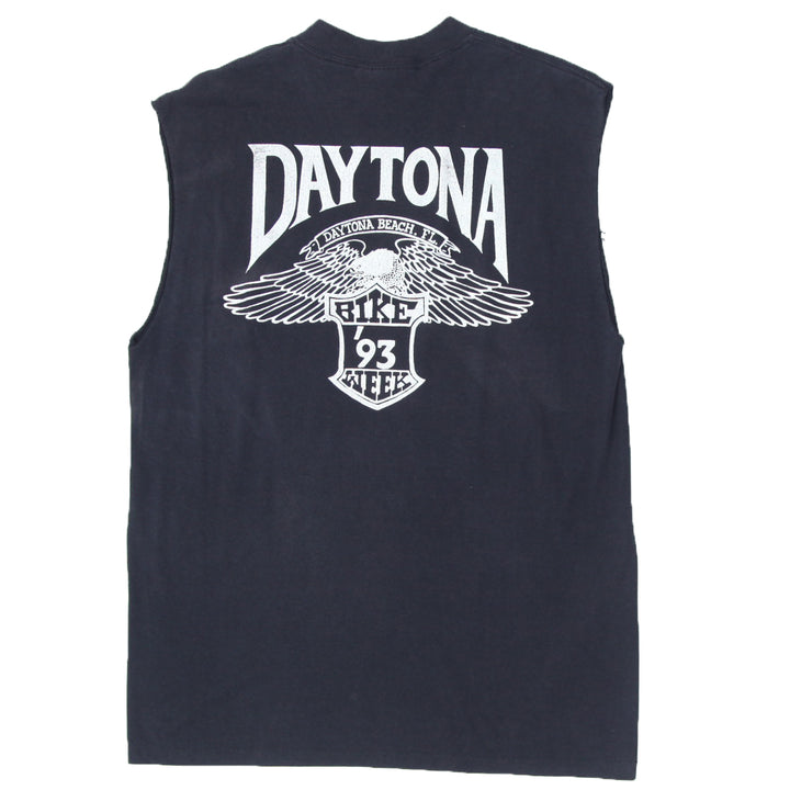 1992 Vintage 3D Emblem Harley Davidson Sleeveless T-Shirt