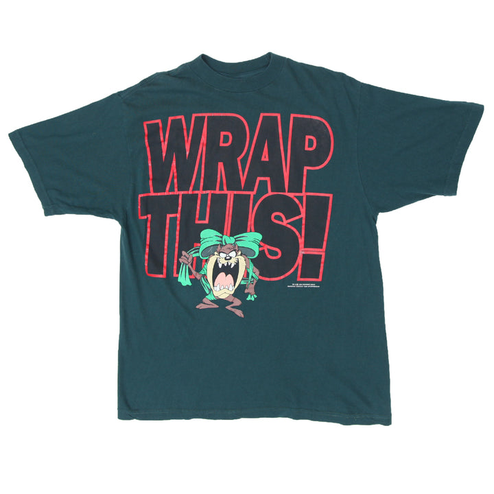 1994 Vintage Warner Bros Tazmanian Devil Wrap This T-Shirt L