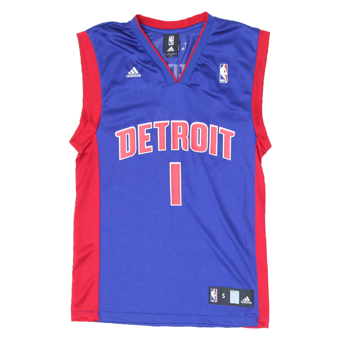 Mens Adidas NBA Detroit Pistons Iverson 1 Basketball Jersey