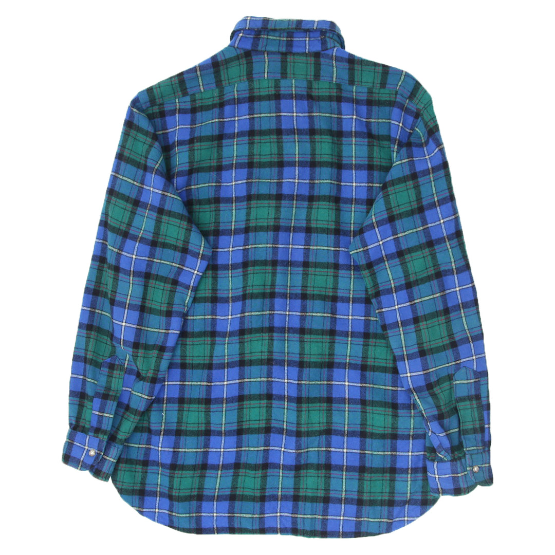 Vintage Pendleton Plaid Flannel Shirt Made In USA