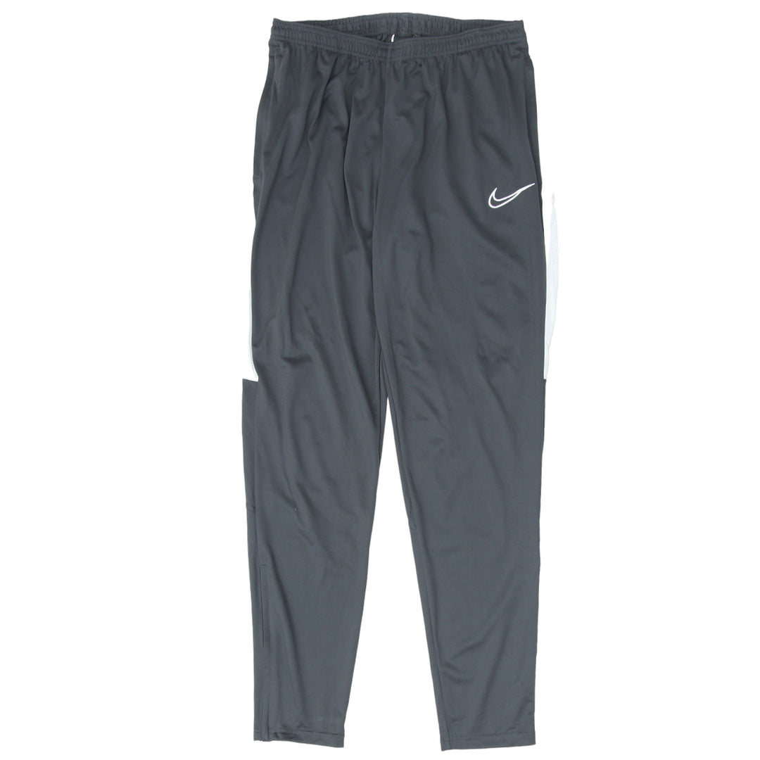 Mens Nike Swoosh Embroidered Gray Skinny Track Pants