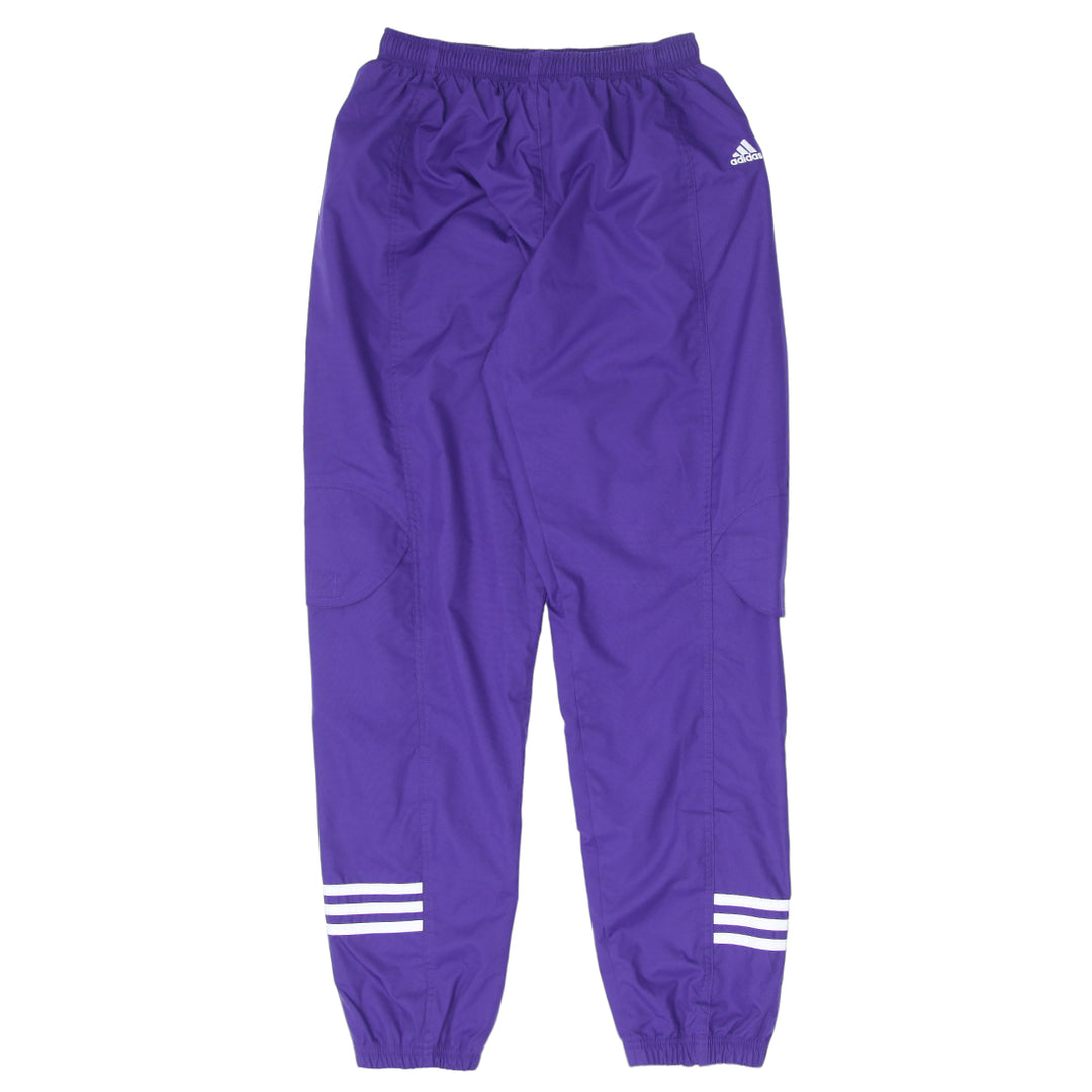 Youth Girls Adidas Logo Embroidered Purple Track Pants