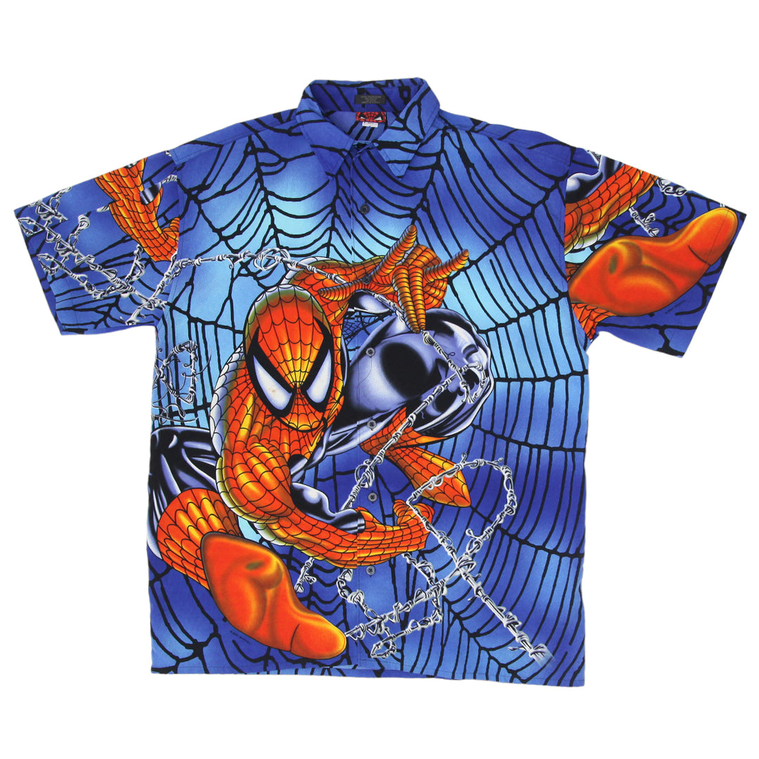2001 Vintage Marvel Comic Spiderman AOP Shirt