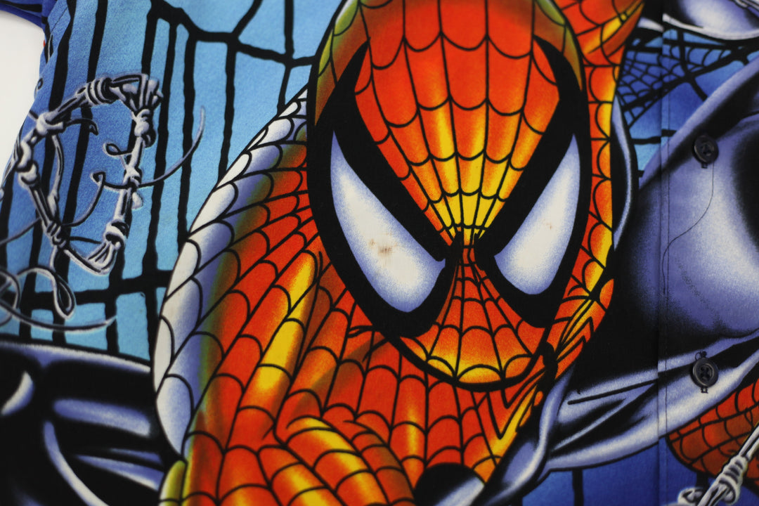 2001 Vintage Marvel Comic Spiderman AOP Shirt