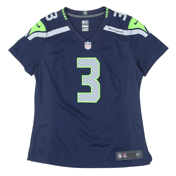 Ladies Nike NFL Seattle Seahawks Wilson 3 Football Jersey