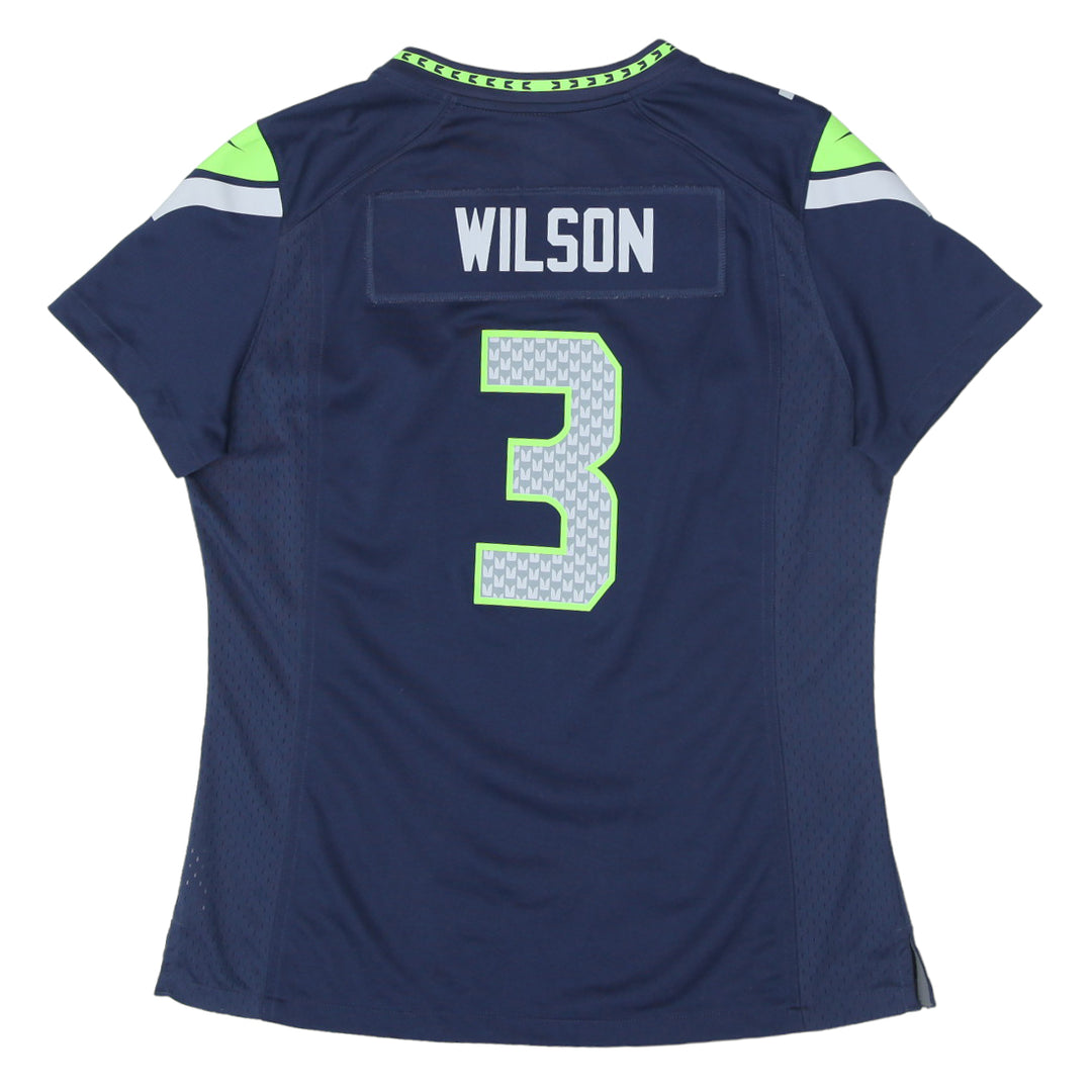 Ladies Nike NFL Seattle Seahawks Wilson 3 Football Jersey