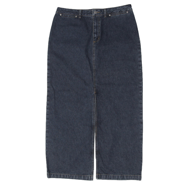 Y2K Denim Long Skirt