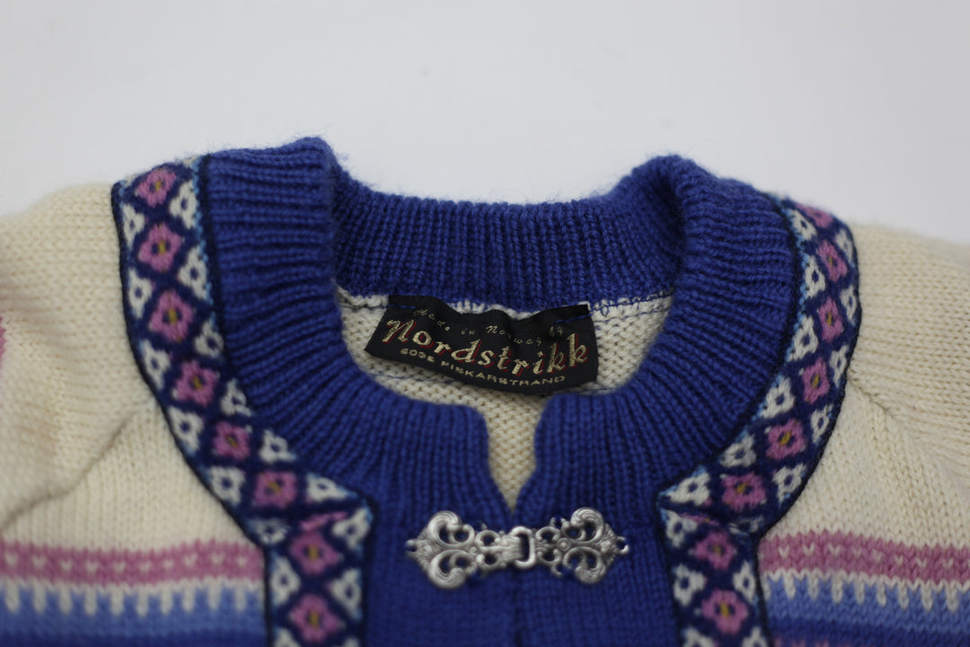 Vintage Nordstrikk Virgin Wool Knited Sweater Cardigan