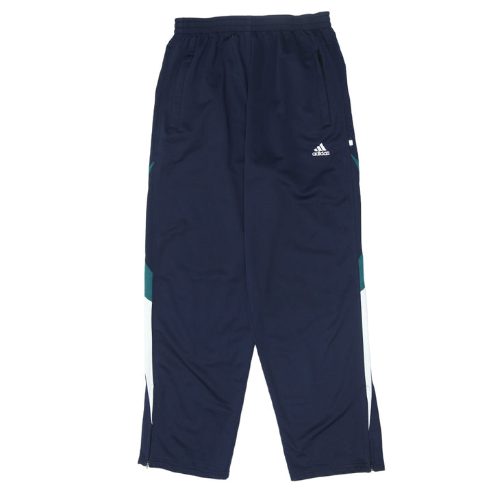 Ladies Adidas Logo Embroidered Navy Blue Track Pants