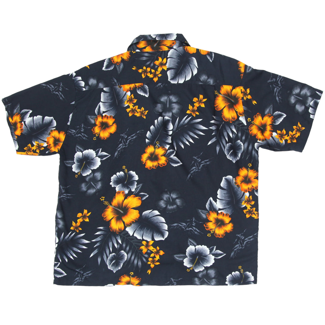 Mens Kenington Hibiscus Print Hawaiian Shirt