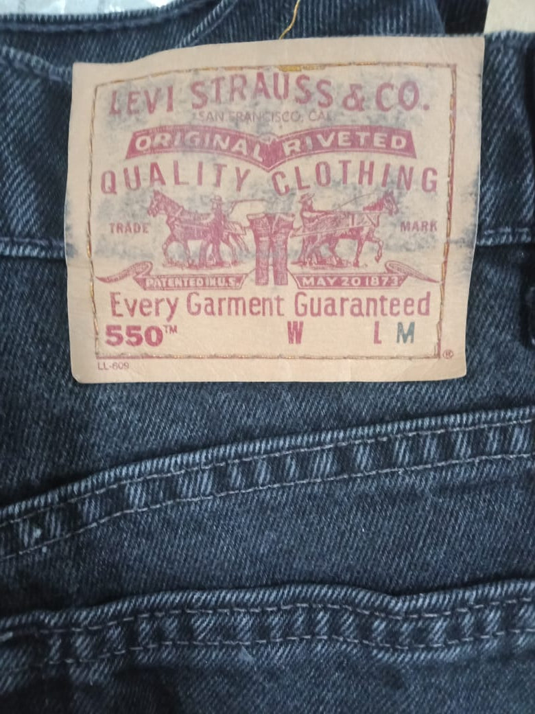 Vintage Levi Strauss 550 Relaxed Fit High Waist Jeans Made In USA Ladies