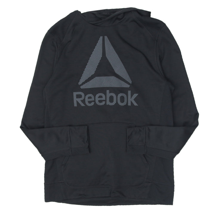 Mens Reebok Black Pullover Hoodie