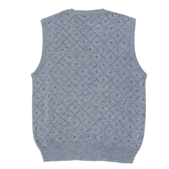 Mens V-Neck Wool Blend Sweater Vest