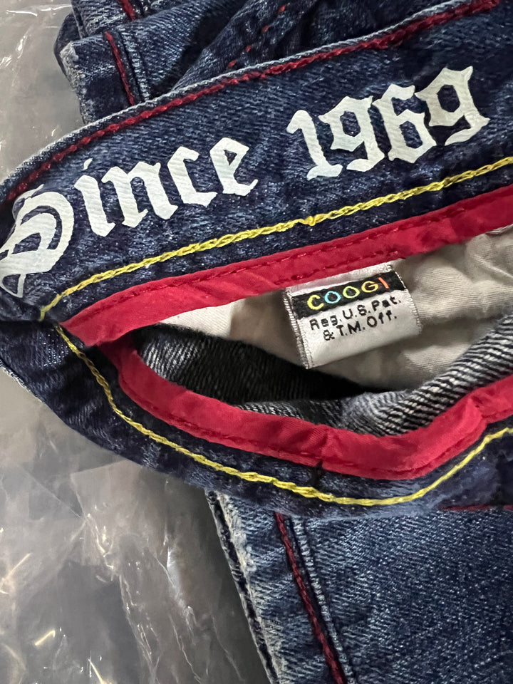 Vintage Coogi Pocket Embroidered Straight Jeans