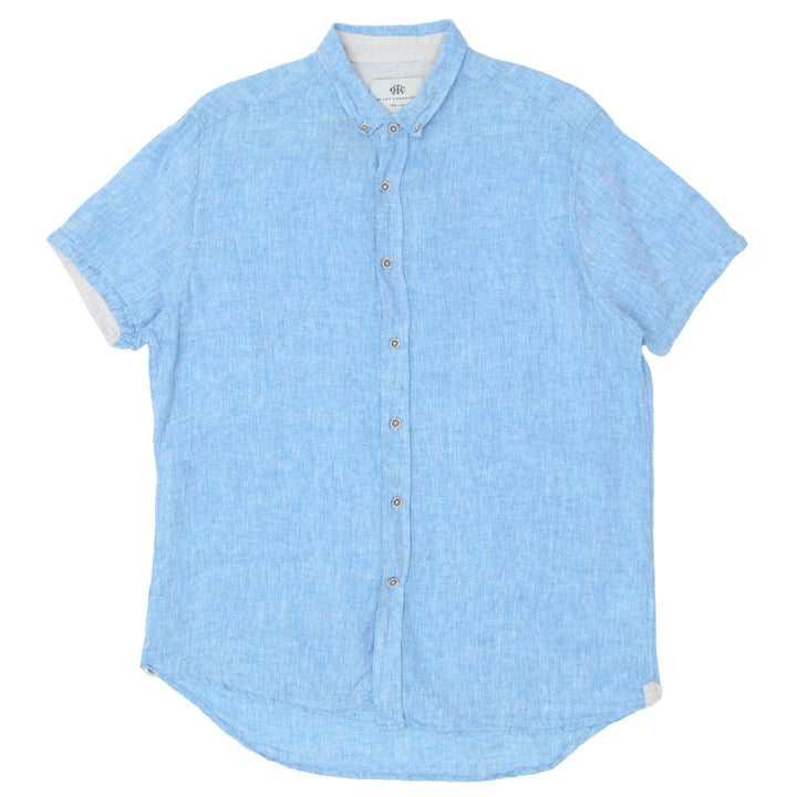 Mens Report Collection Short Sleeve Linen Shirts