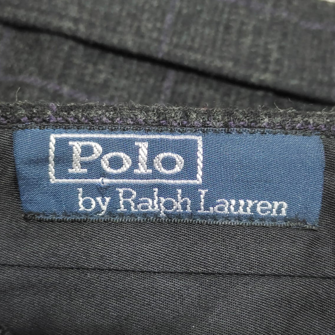 Vintage Polo by Ralph Lauren Plaid Virgin Wool Pants