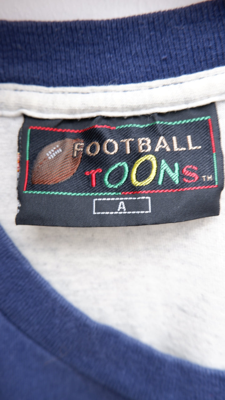 Vintage 1993 NFL Dallas Cowboys Footballs Toons Single Stitch T-Shirt Made In USA