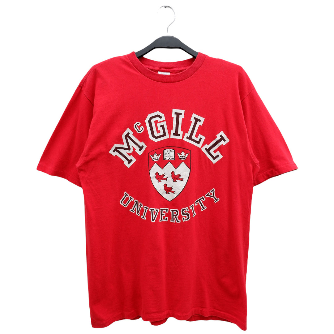 Vintage Jostens McGill University Red Single Stitch T-Shirt