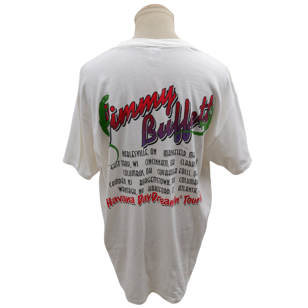 Vintage Delta Pro Weight Jimmy Buffett Havana Day Dreamin' Tour '97 T-Shirt
