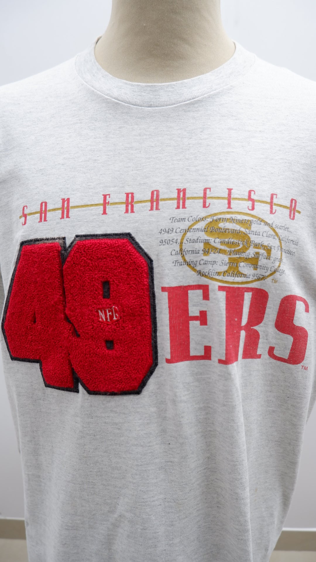 Nutmeg Mills NFL San Francisco 49Ers Single Stitch VTG T-Shirt