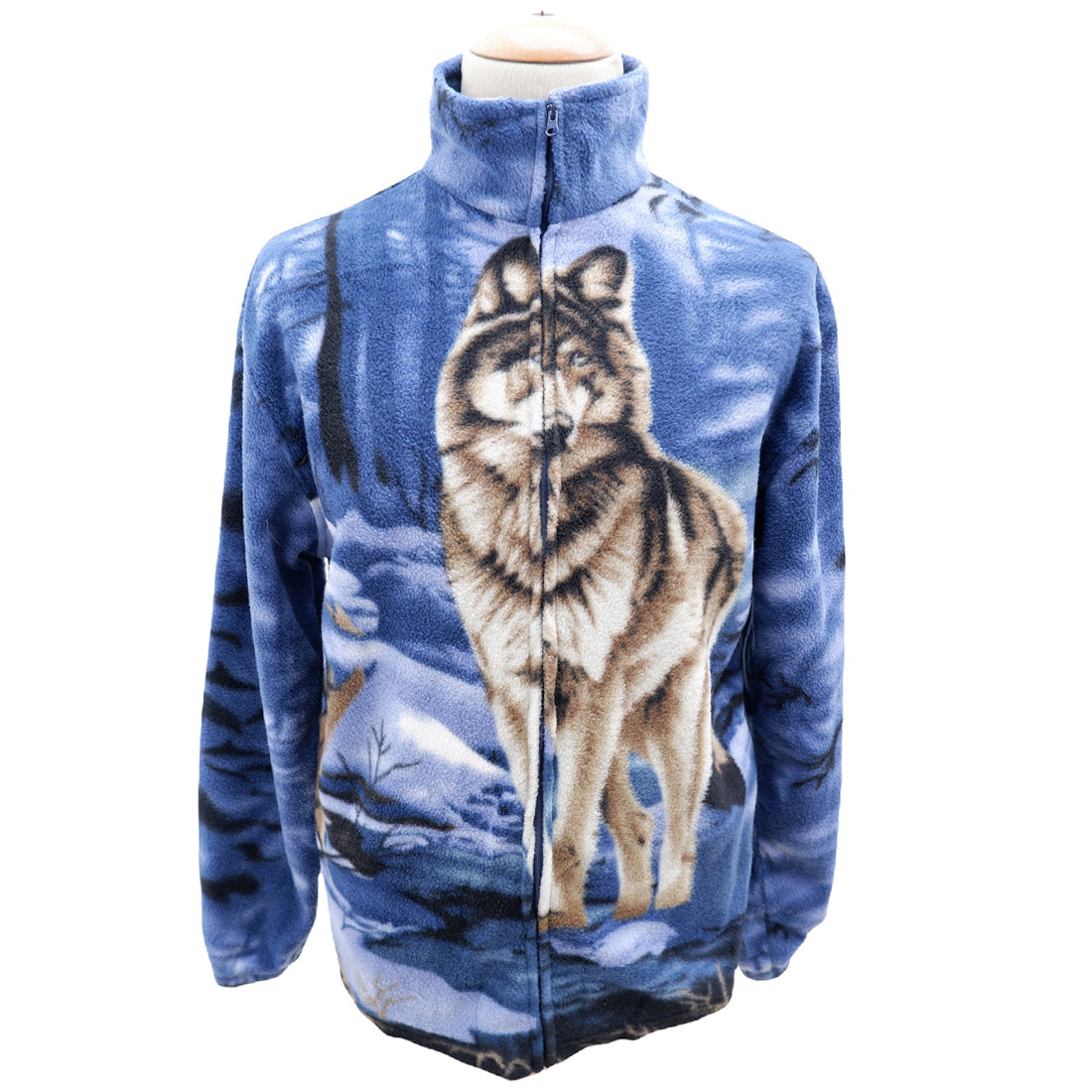 Wolf on sale fleece jacket