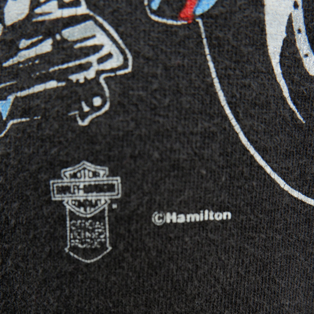 Harley Davidson Trev Deeley's Vancouver Single Stitch VNTG T-Shirt Made In USA